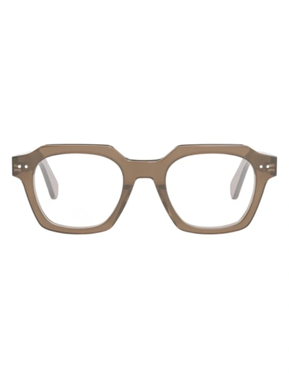 Celine Taupe Square Acetate Glasses cl50128i